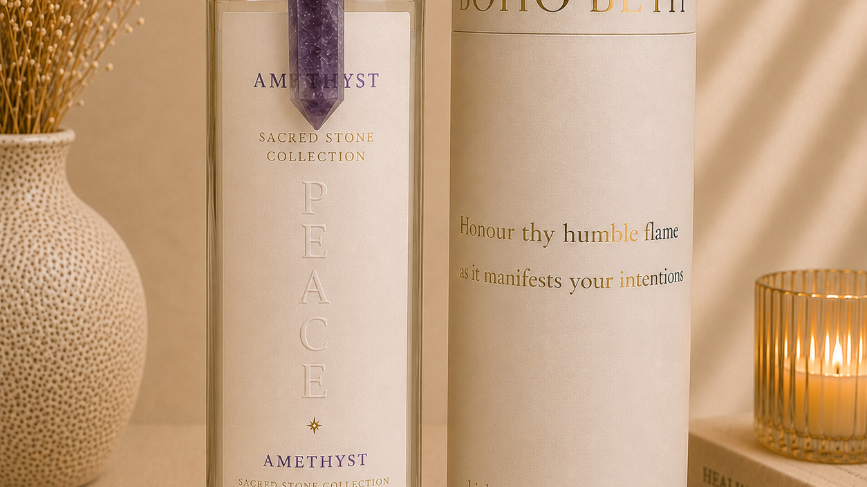 Amethyst Candle Ritual for Peace