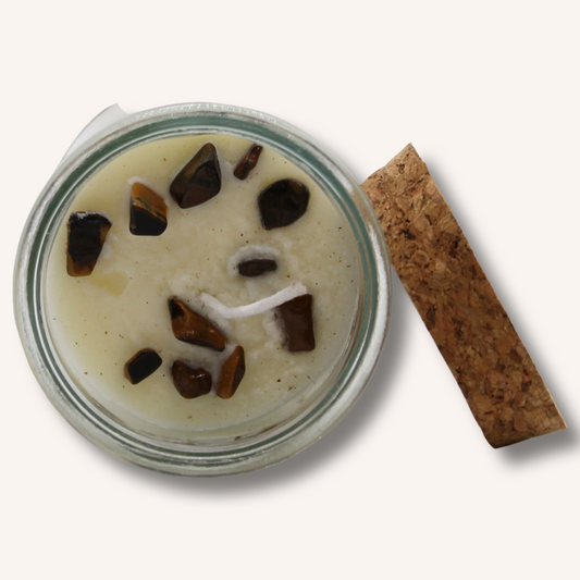 Confidence Crystal Manifestation Spell Candle | Boho Beth