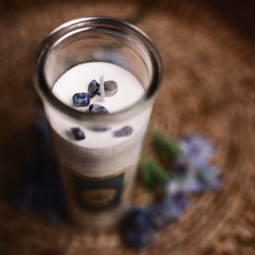 Protection Crystal Manifestation Spell Candle | Boho Beth