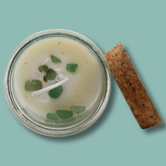 Happiness Crystal Manifestation Spell Candle | Boho Beth