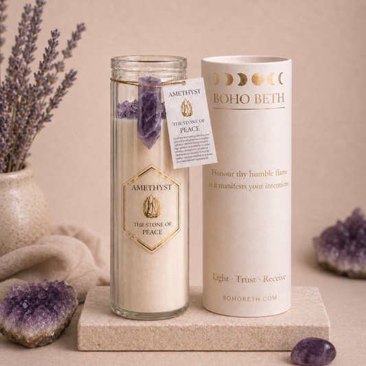Amethyst Candle Ritual for Peace