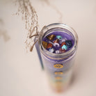 Chakra Crystal Prayer Candle | Boho Beth