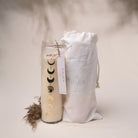 Moon Phase Crystal Candle with Drawstring Bag | Boho Beth
