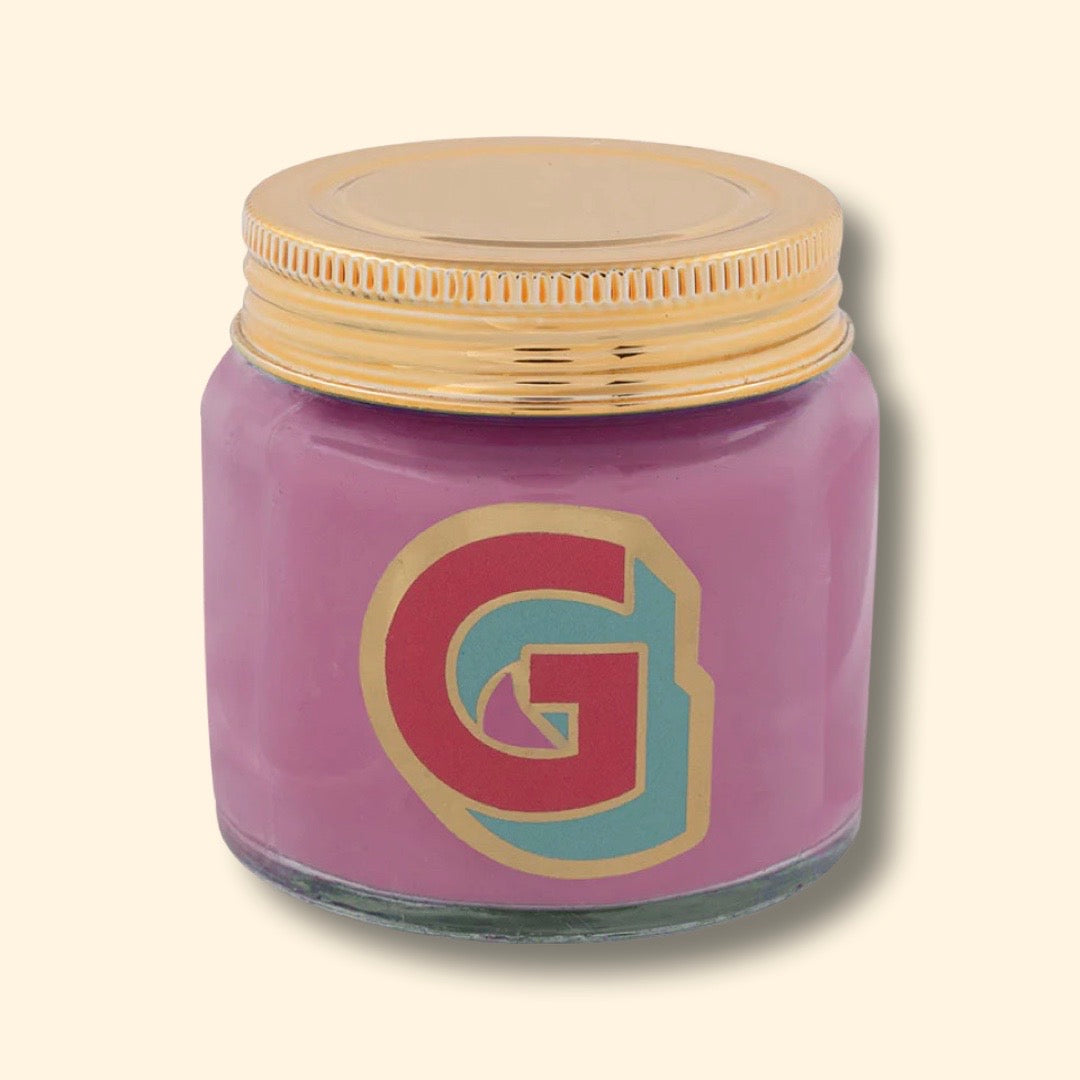 Pop Art Letter G Scented Candle Jar | Boho Beth