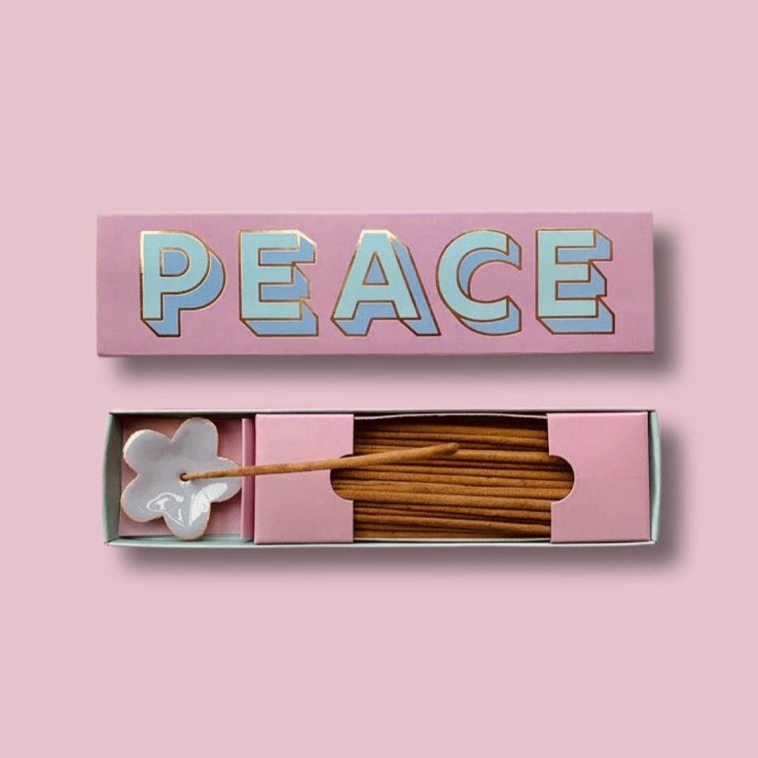 Peace Retro Pop Art Incense Gift Set | Boho Beth