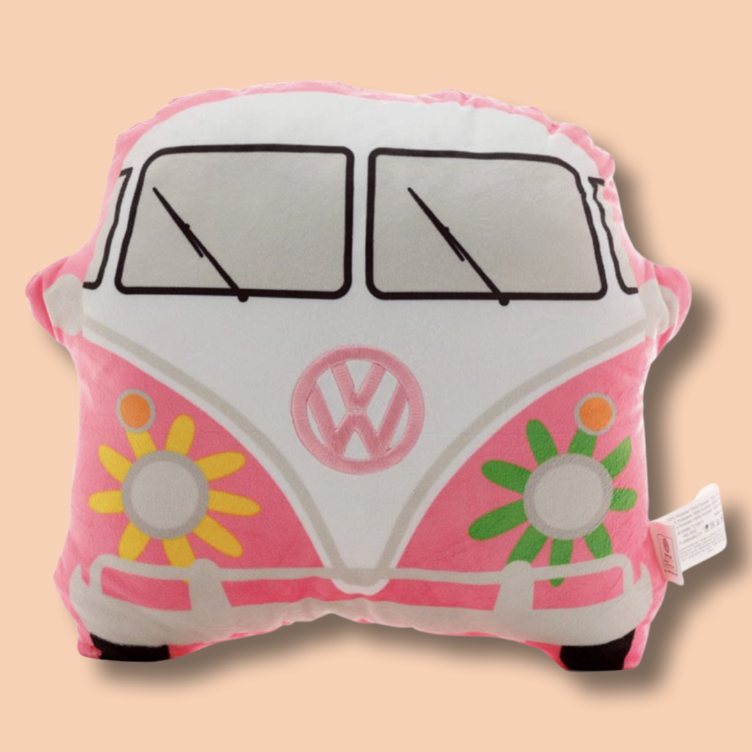 Volkswagen VW Hippie Camper Van Plush Cushion