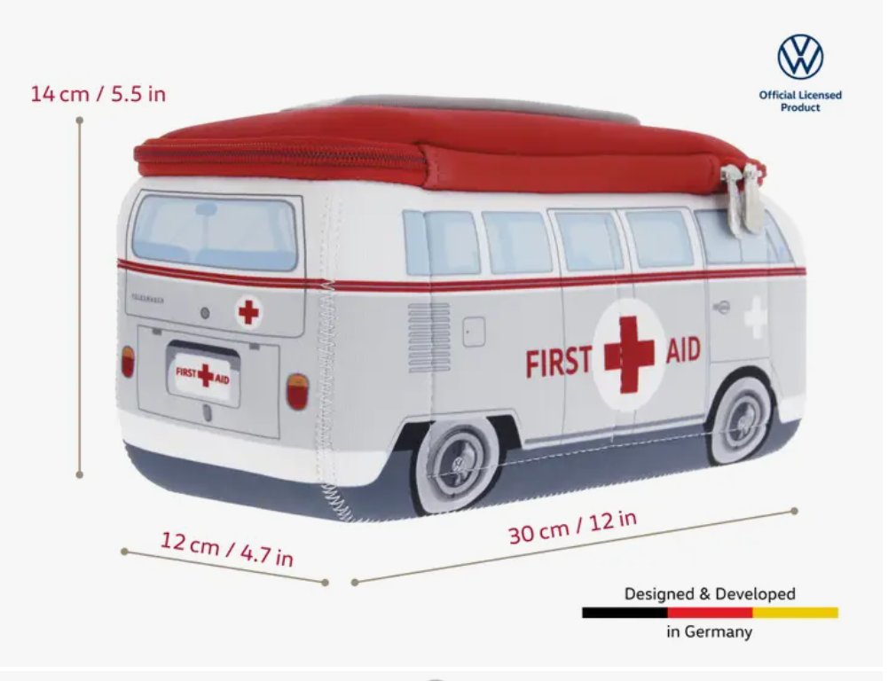 VW Camper First Aid Box Bag - Size