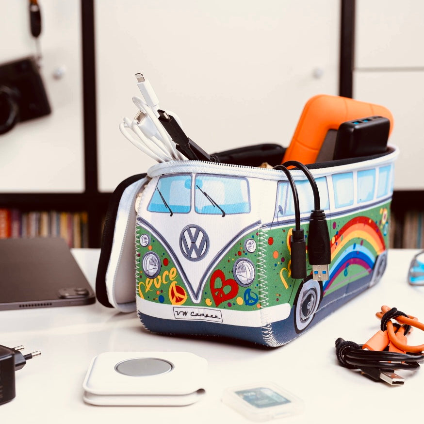 Volkswagen Peace 3D Camper Travel Bag - Gadgets