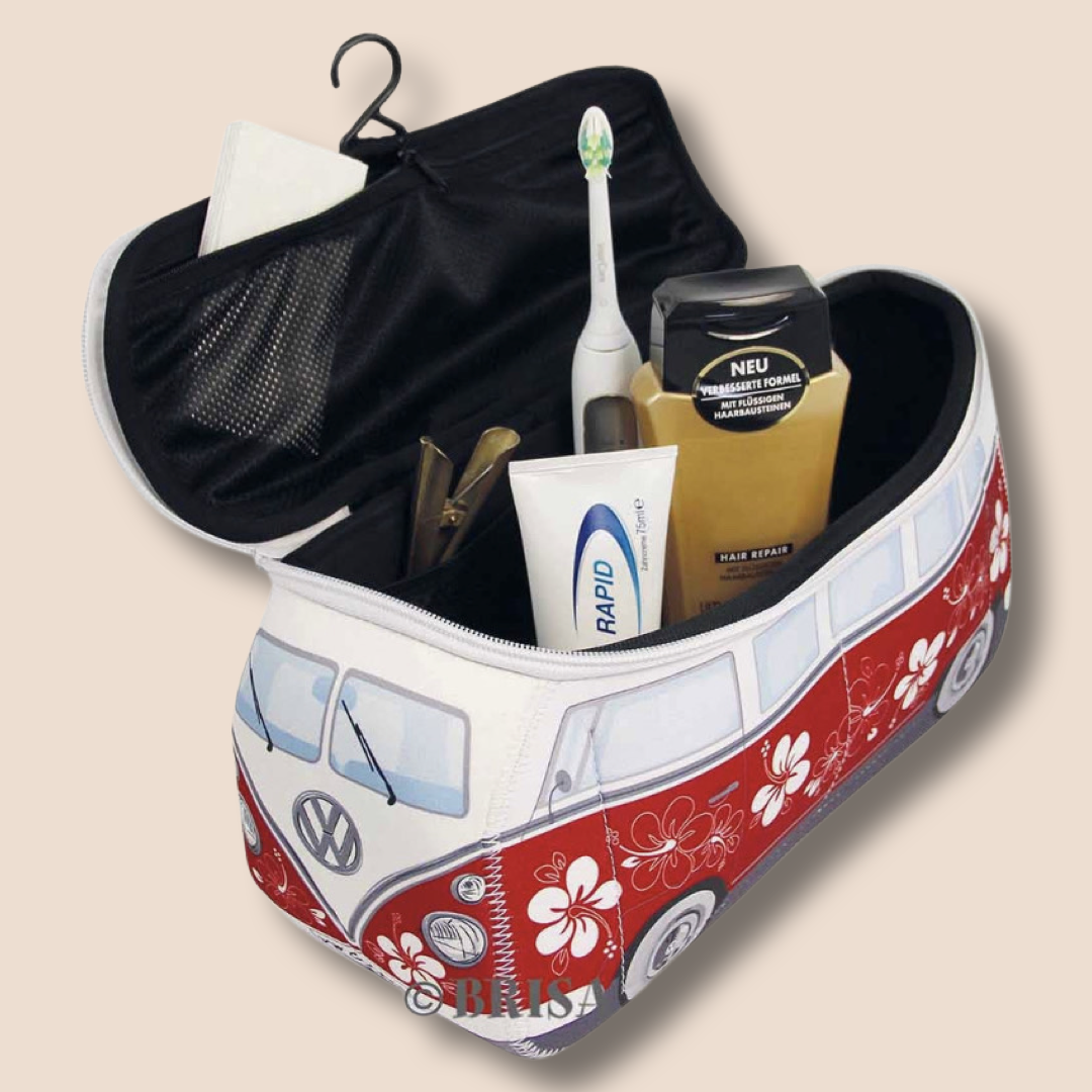 Volkswagen Floral Camper Travel Toiletry Bag